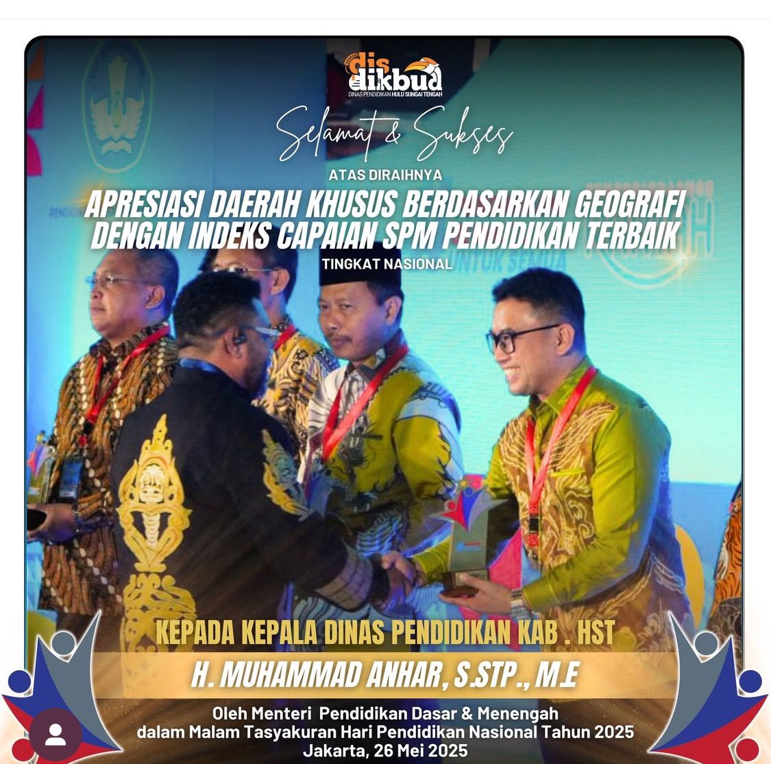 Apresiasi Daerah Khusus Berdasarkan Geografi Dengan Indeks Capaian SPM Pendidikan Terbaik