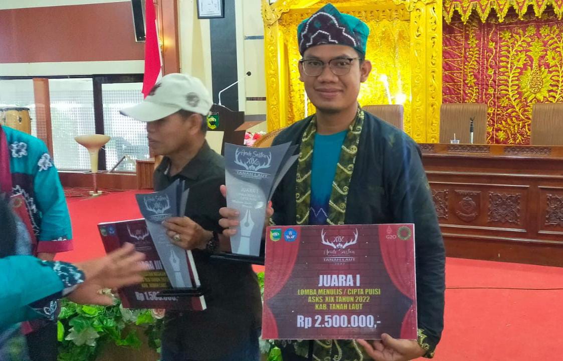 Sastrawan HST Kembali Torehkan Juara Cipta Puisi di Aruh Sastra Kalsel, Beruntun Tujuh Tahun