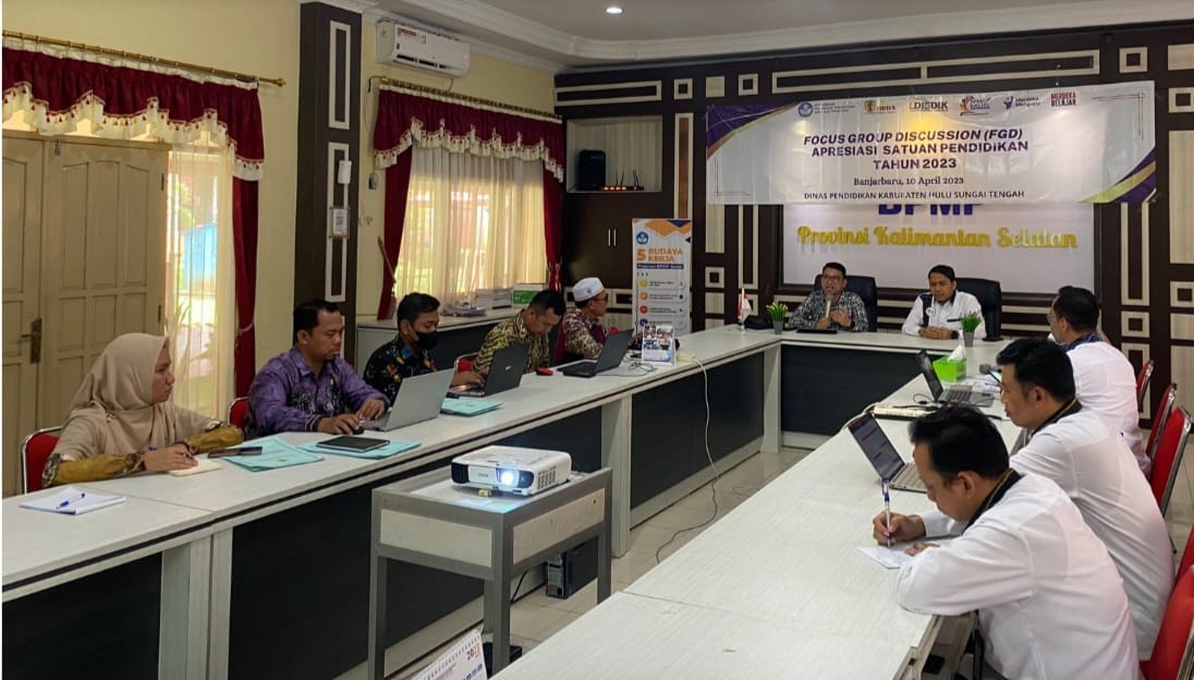 Disdik HST Susun Program Apresiasi Sekolah Berkualitas 2023 Bersama BPMP Kalsel