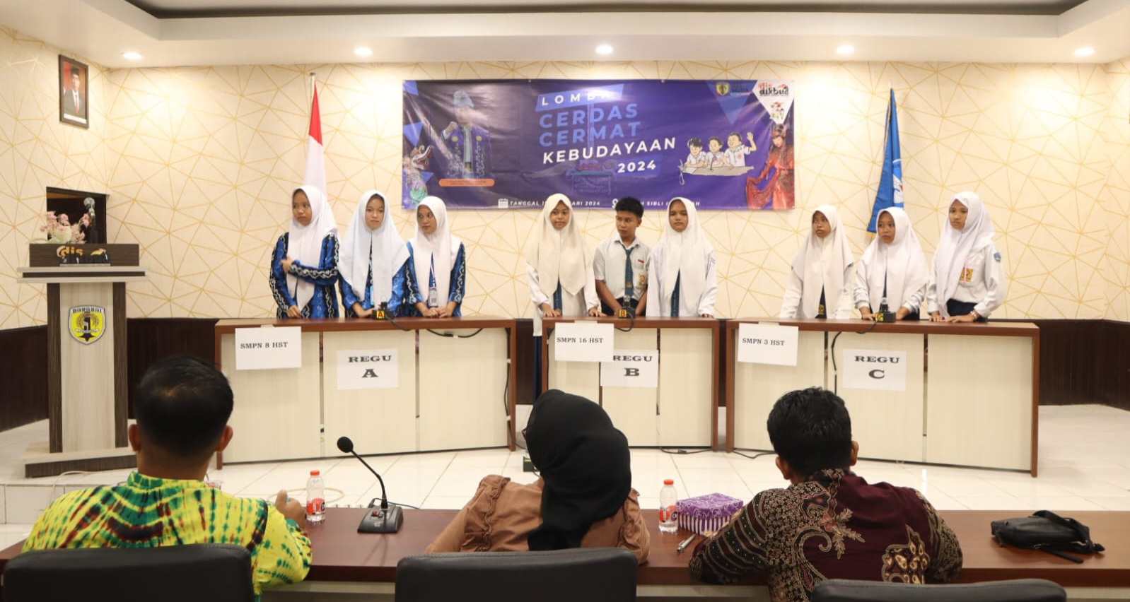 SMPN 3 HST Rebut Juara Pertama Lomba Cerdas Cermat Kebudayaan 2024