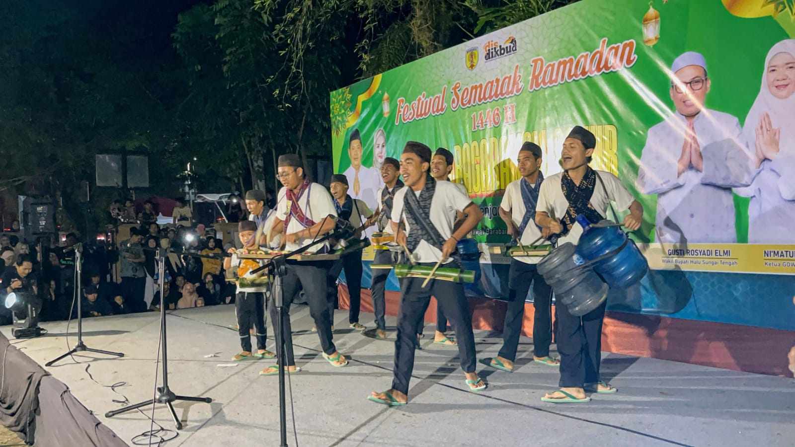 Grup Bima Cili Kembali Juarai Lomba Bagarakan Sahur HST 2025
