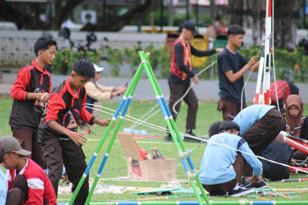 Disdik HST Gelar Giat Prestasi Pramuka 2025, Diikuti 1.087 Peserta SD dan SMP