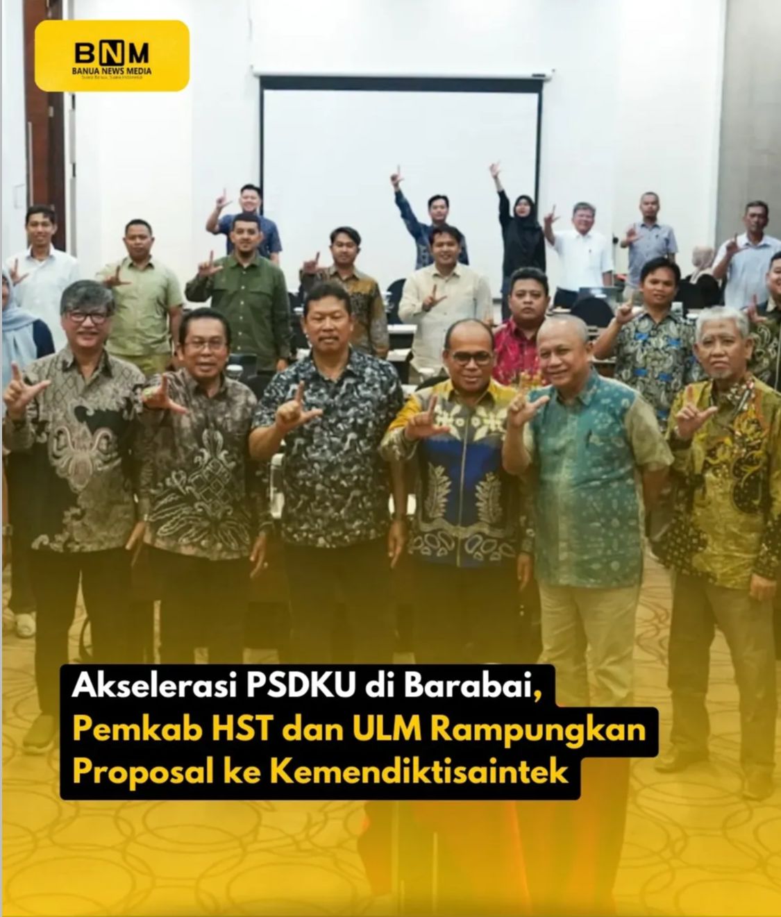 Akselerasi PSDKU di Barabai, Pemkab HST dan ULM Rampungkan Proposal ke Kemendiktisaintek
