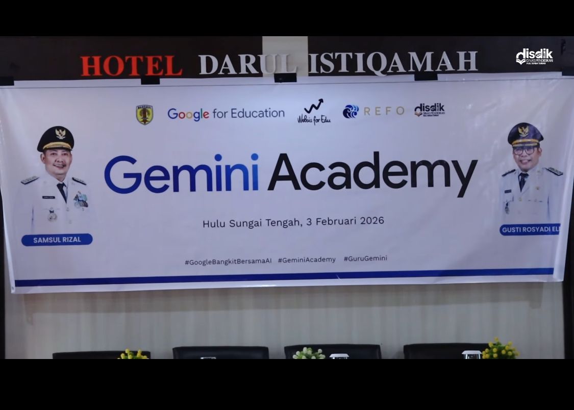 Pemkab HST Gelar Pelatihan Gemini Academy 2026, Perkuat Kapasitas Guru Hadapi Era AI