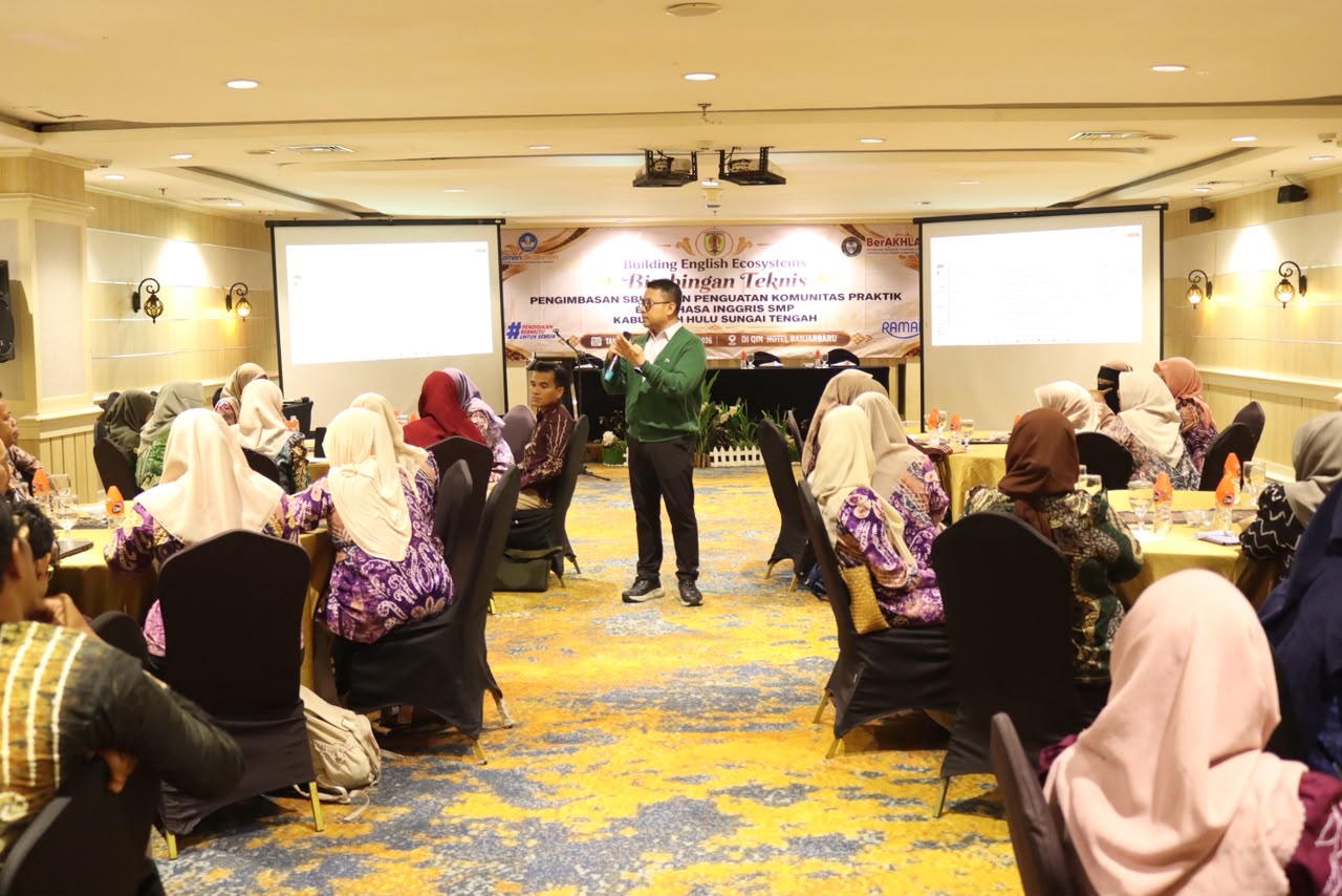 Dinas Pendidikan HST Perkuat Ekosistem Bahasa Inggris melalui Pengimbasan SBI SD dan Komunitas Praktik SMP
