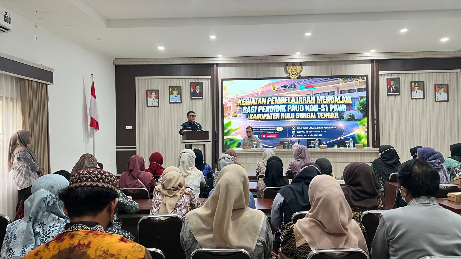 Kegiatan Pembelajaran Mendalam bagi Pendidik PAUD Non-S1 PAUD Kabupaten Hulu Sungai Tengah