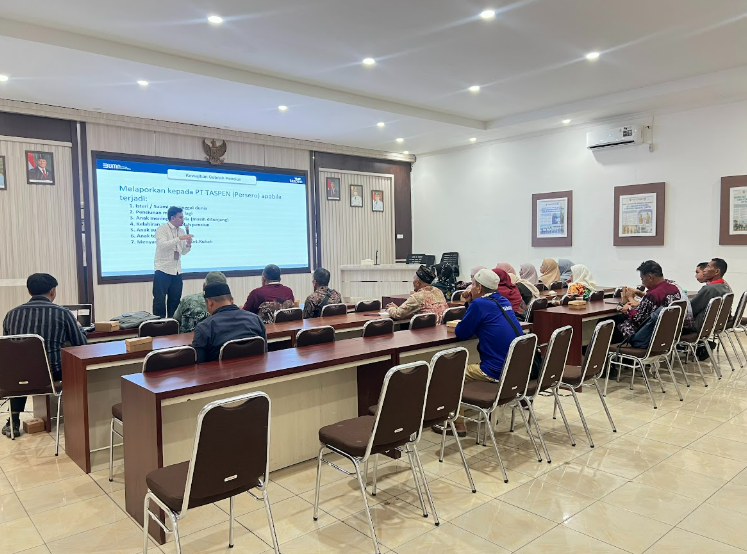 Bekali Guru Purna Tugas, Dinas Pendidikan Kab. HST Gelar Sosialisasi PT Taspen